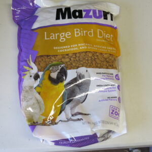 Donated Mazuri Large Bird Diet 3lb bag
