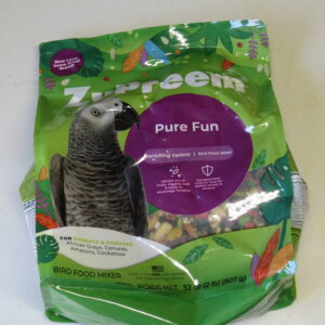 Donated Zupreem Pure Fun for Parrots and Conures 2lb bag