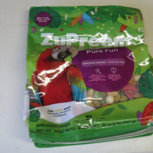 Donated Zupreem Pure Fun for Large Birds 2lb bag New Look